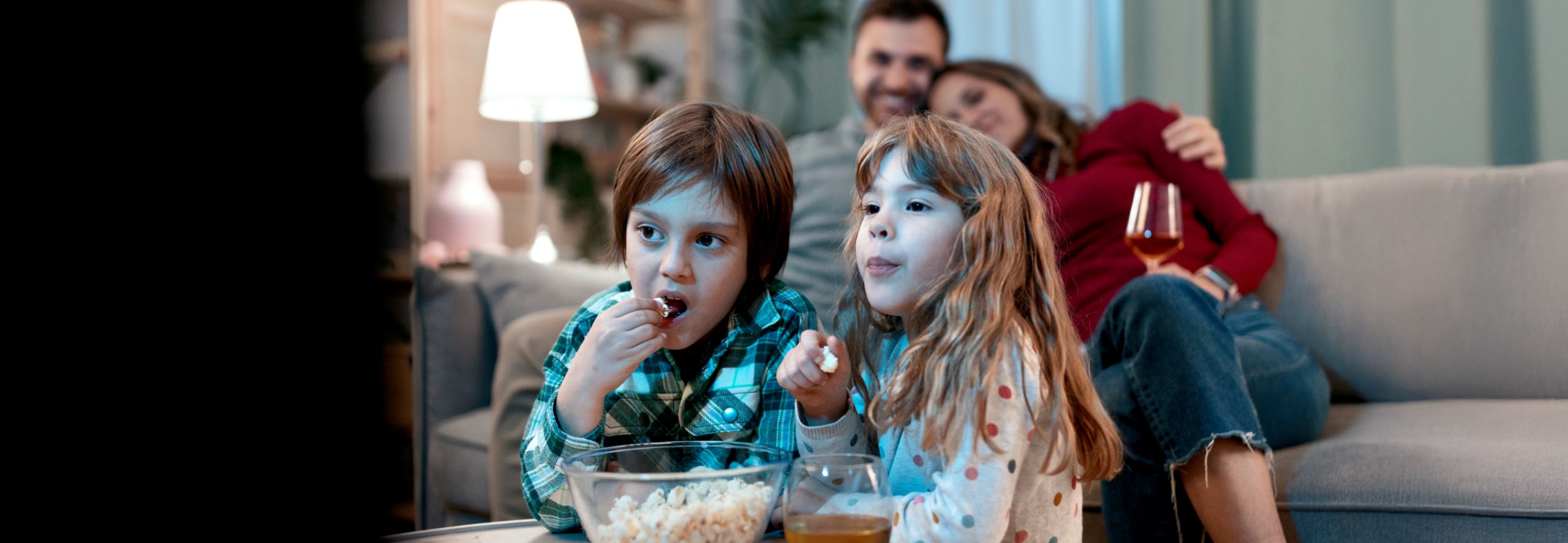 noite de cinema para os mais pequenos
