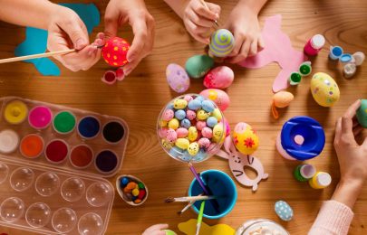 Aprenda como fazer Ovos de Páscoa para colorir