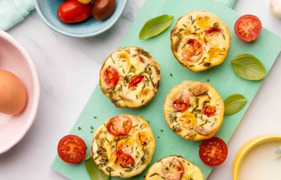Receita de Egg Muffins Salgados