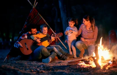 Acampar com crianças. Uma aventura inesquecível. 