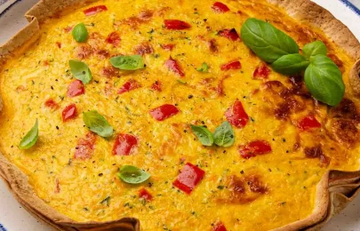 Receita de Tarte Salgada com Base de Wrap: uma opção prática e saborosa